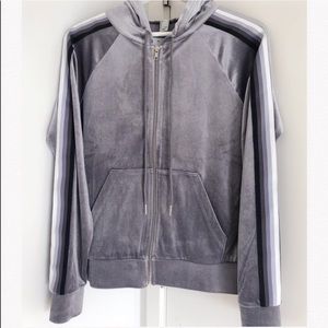 New silk like hoodie- Size small